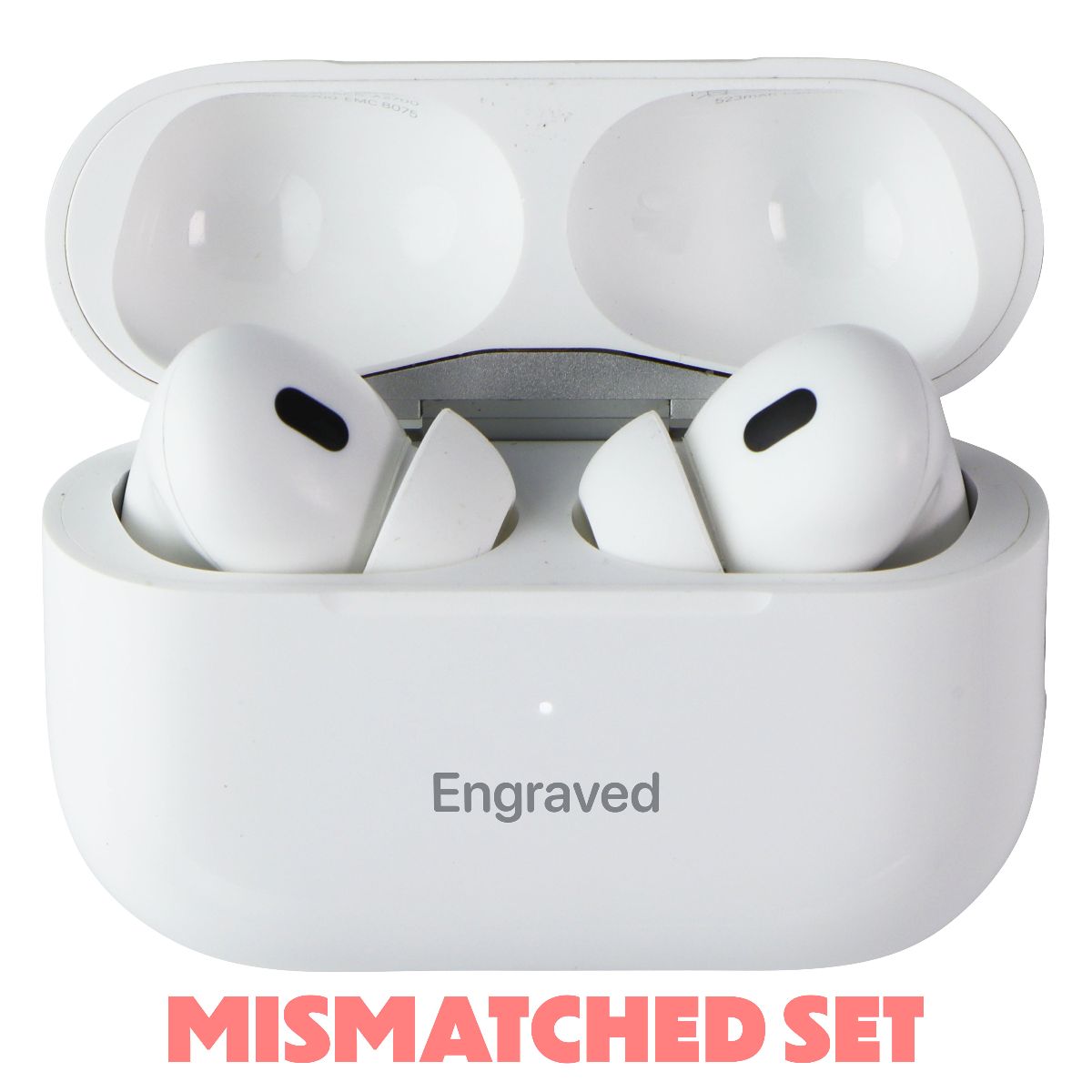 Apple AirPods Pro 2nd Gen Wireless Earbuds w/8-Pin Case *Mismatched/Engraving Portable Audio - Headphones Apple - Simple Cell Bulk Wholesale Pricing - USA Seller