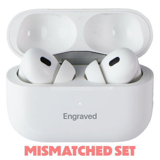Apple AirPods Pro 2nd Gen Wireless Earbuds w/8-Pin Case *Mismatched/Engraving Portable Audio - Headphones Apple - Simple Cell Bulk Wholesale Pricing - USA Seller