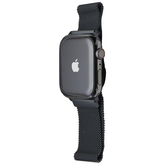 Apple Watch Series 7 (GPS + LTE) A2477 (45mm) Graphite Stainless/Milanese Loop Smart Watches Apple - Simple Cell Bulk Wholesale Pricing - USA Seller