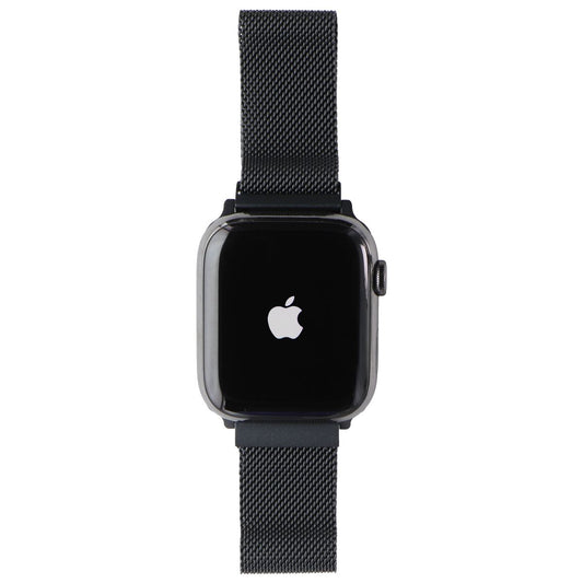Apple Watch Series 7 (GPS + LTE) A2477 (45mm) Graphite Stainless/Milanese Loop Smart Watches Apple - Simple Cell Bulk Wholesale Pricing - USA Seller
