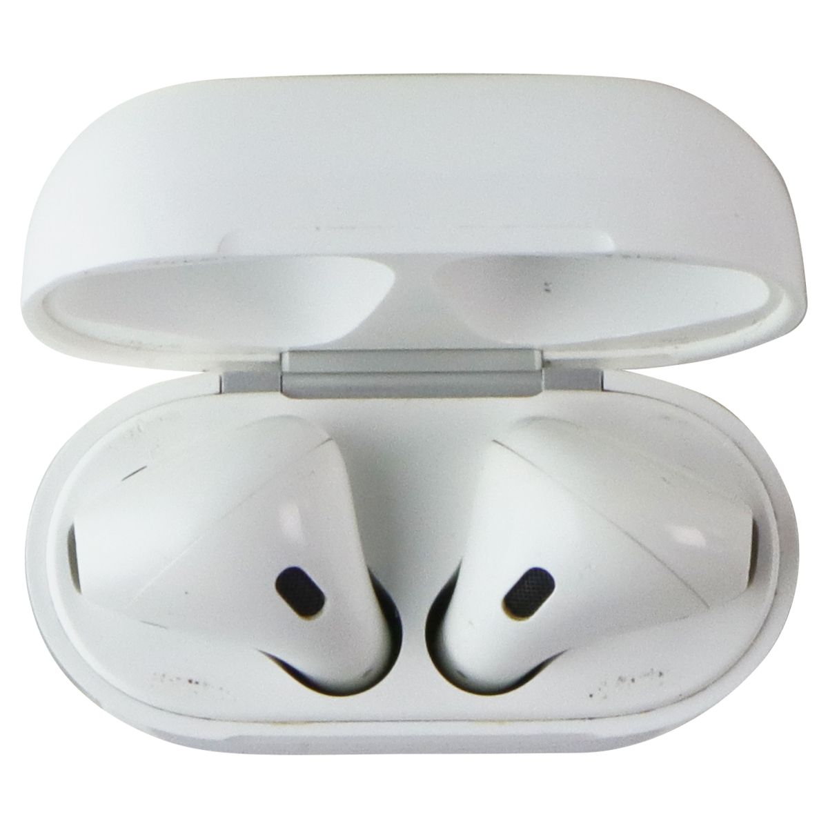 Apple AirPods (1st Gen) Headphones with (2nd Gen) Wireless Charging Case - White Portable Audio - Headphones Apple - Simple Cell Bulk Wholesale Pricing - USA Seller