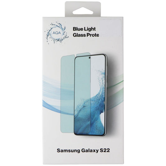 AQA Blue Light Glass Protector for Samsung Galaxy S22 - Clear Cell Phone - Screen Protectors AQA    - Simple Cell Bulk Wholesale Pricing - USA Seller