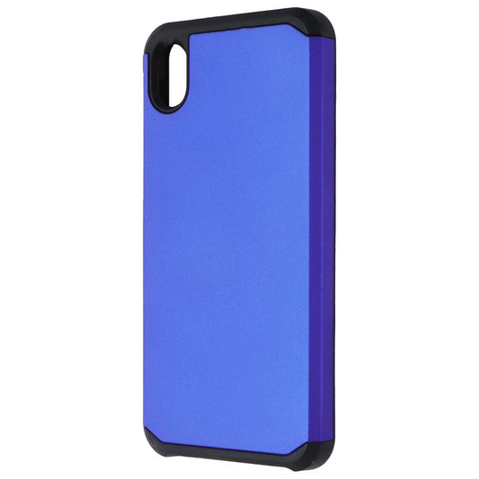 Asmyna Premium Dual Layer Protective Case for Motorola Moto E6 - Blue/Black Cell Phone - Cases, Covers & Skins Asmyna - Simple Cell Bulk Wholesale Pricing - USA Seller