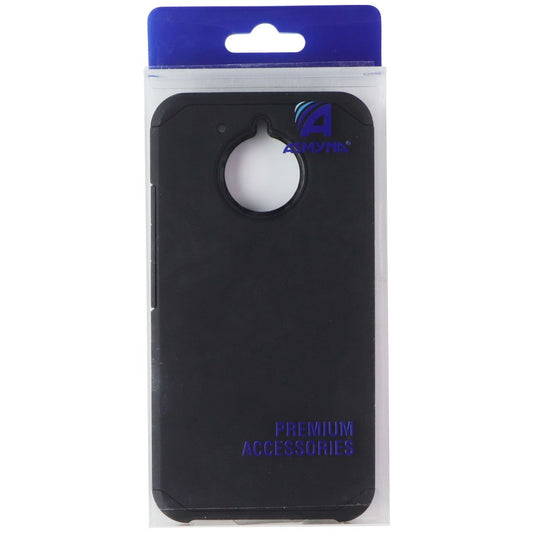 ASMYNA Premium Dual Layer Case for Motorola Moto E4 Plus - Black Cell Phone - Cases, Covers & Skins Asmyna - Simple Cell Bulk Wholesale Pricing - USA Seller