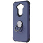 Asmyna Dual Layer Ring Case for LG K31 / Aristo 5 / Fortune 3 - Dark Blue/Black Cell Phone - Cases, Covers & Skins Asmyna - Simple Cell Bulk Wholesale Pricing - USA Seller