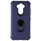 Asmyna Dual Layer Ring Case for LG K31 / Aristo 5 / Fortune 3 - Dark Blue/Black Cell Phone - Cases, Covers & Skins Asmyna - Simple Cell Bulk Wholesale Pricing - USA Seller