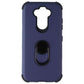 Asmyna Dual Layer Ring Case for LG K31 / Aristo 5 / Fortune 3 - Dark Blue/Black Cell Phone - Cases, Covers & Skins Asmyna - Simple Cell Bulk Wholesale Pricing - USA Seller