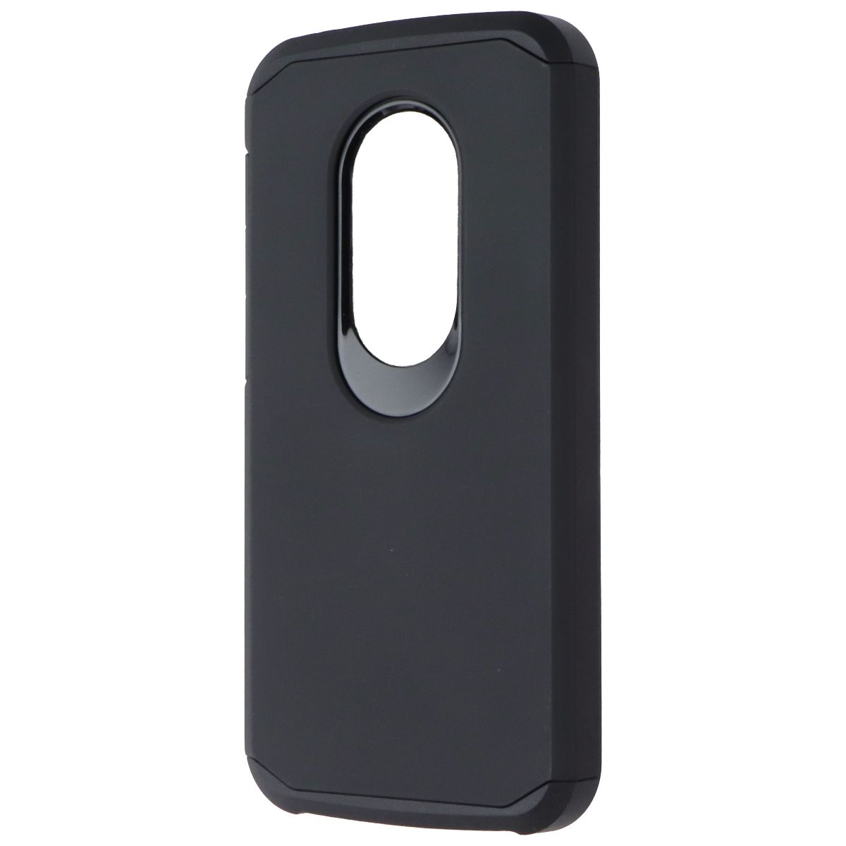 ASMYNA Premium Dual Layer Case for Motorola Moto E5 Play - Black Cell Phone - Cases, Covers & Skins Asmyna - Simple Cell Bulk Wholesale Pricing - USA Seller