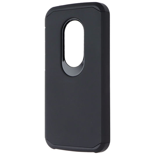 ASMYNA Premium Dual Layer Case for Motorola Moto E5 Play - Black Cell Phone - Cases, Covers & Skins Asmyna - Simple Cell Bulk Wholesale Pricing - USA Seller