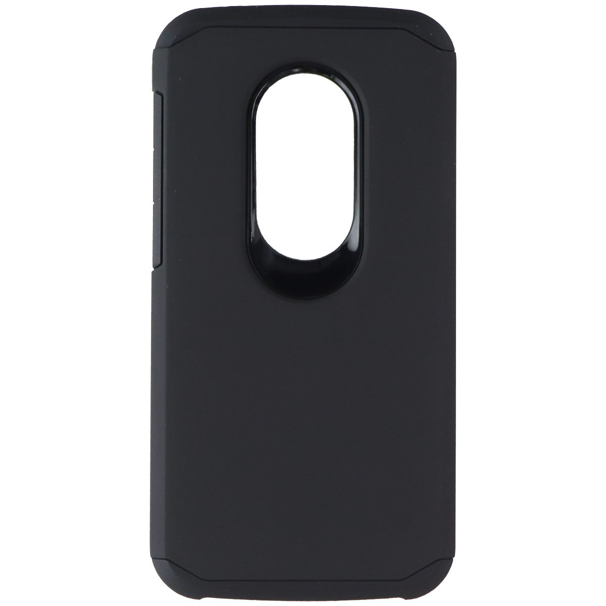 ASMYNA Premium Dual Layer Case for Motorola Moto E5 Play - Black Cell Phone - Cases, Covers & Skins Asmyna - Simple Cell Bulk Wholesale Pricing - USA Seller