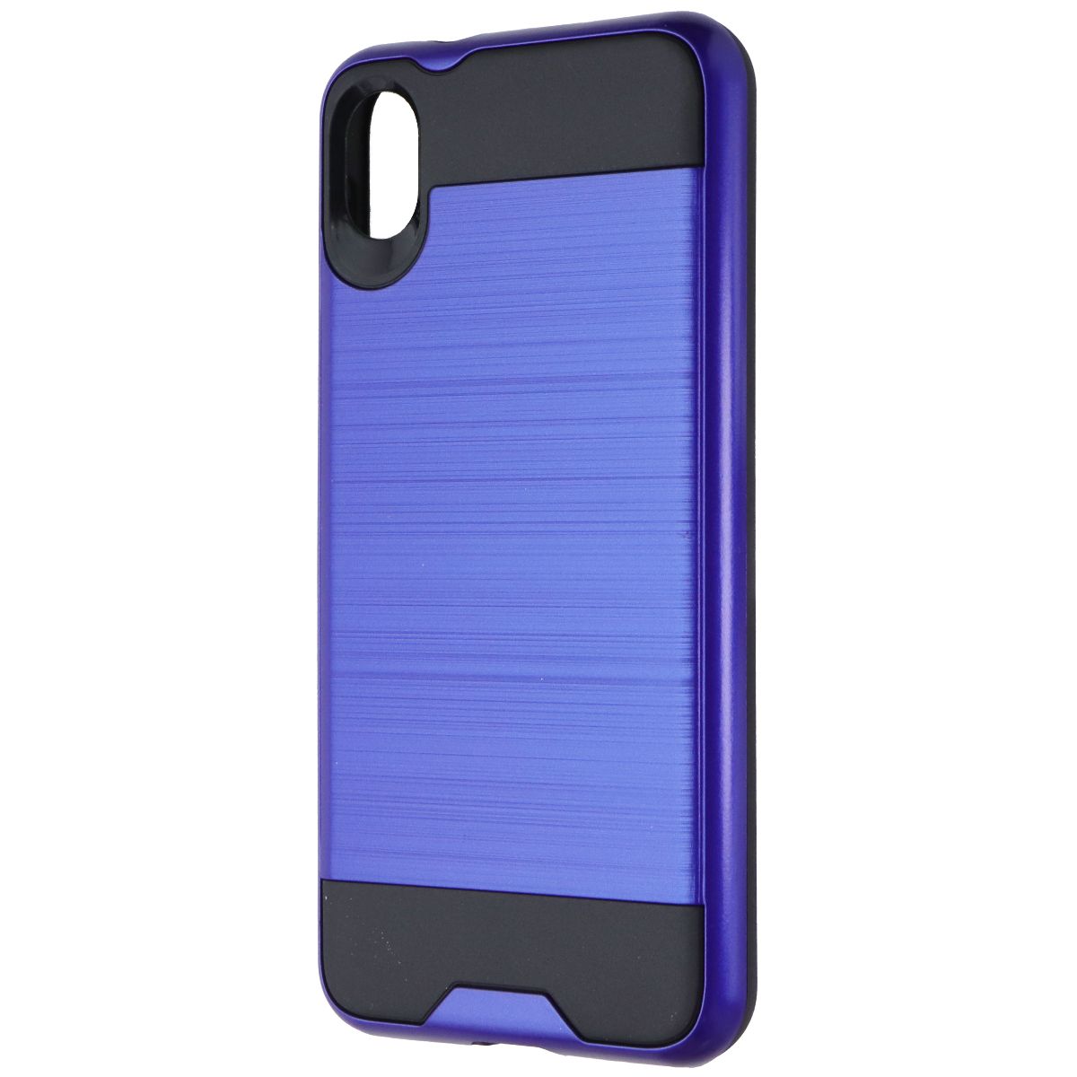 ASMYNA Premium Dual Layer Case for Motorola Moto E6 - Royal Blue Slate Cell Phone - Cases, Covers & Skins Asmyna - Simple Cell Bulk Wholesale Pricing - USA Seller