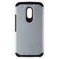 Asmyna Dual Layer Case for Motorola Moto G4 Play (XT1607) - Silver/Black