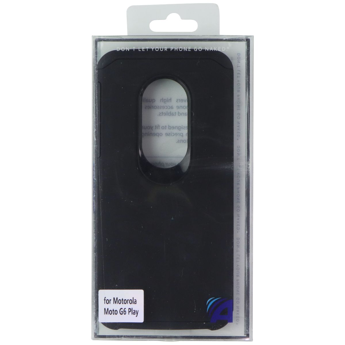 Asmyna Protective Phone Case for Motorola Moto G6 Play - Black Cell Phone - Cases, Covers & Skins Asmyna - Simple Cell Bulk Wholesale Pricing - USA Seller