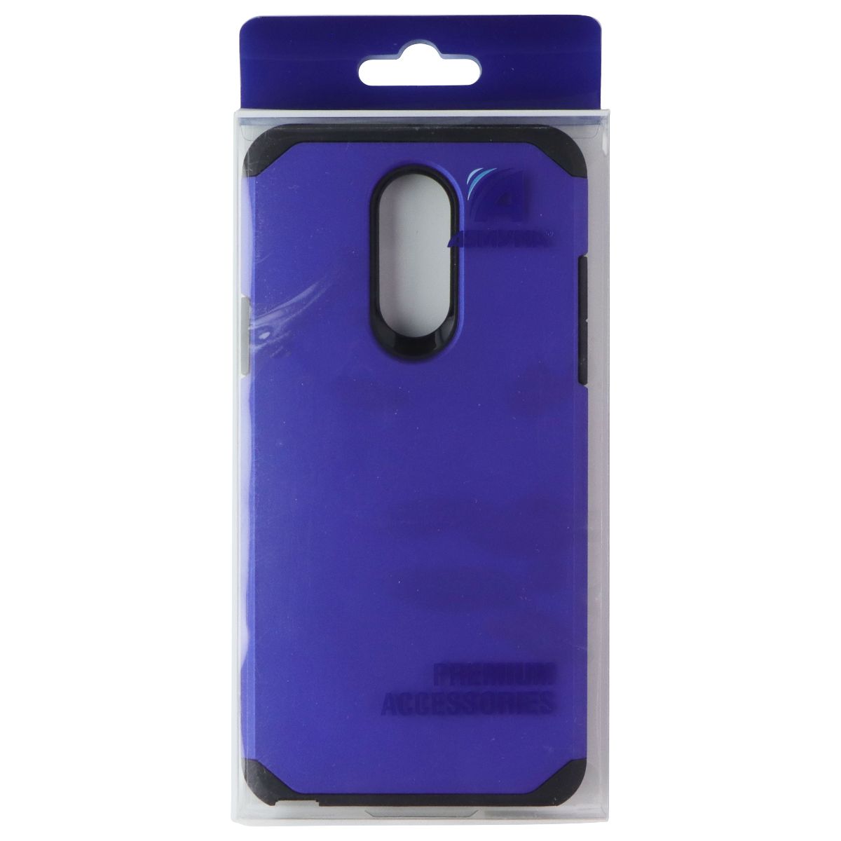 ASMYNA Premium Dual Layer Case for LG Stylo 4 / Stylo 4 Plus - Blue/Black Cell Phone - Cases, Covers & Skins Asmyna - Simple Cell Bulk Wholesale Pricing - USA Seller