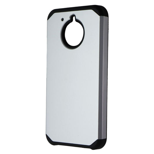 Asmyna Premium Dual Layer Case for Motorola Moto E4 Plus - Silver/Black Cell Phone - Cases, Covers & Skins Asmyna - Simple Cell Bulk Wholesale Pricing - USA Seller