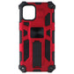 ASMYNA Sturdy Hybrid Series Case with Kickstand for Apple iPhone 12 - Red/Black Cell Phone - Cases, Covers & Skins Asmyna - Simple Cell Bulk Wholesale Pricing - USA Seller