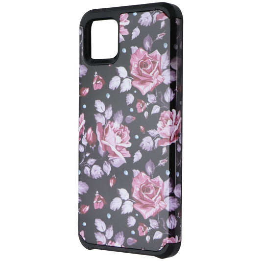 Asmyna Premium Dual Layer Case for Google Pixel 4 XL - Black / Pink Floral Cell Phone - Cases, Covers & Skins Asmyna - Simple Cell Bulk Wholesale Pricing - USA Seller