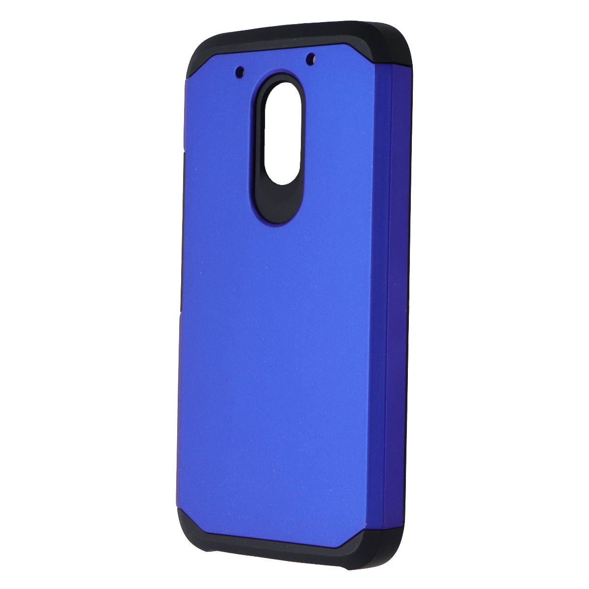 Asmyna Dual Layer Case for Motorola Moto G4 Play (XT1607) - Blue/Black Cell Phone - Cases, Covers & Skins Asmyna - Simple Cell Bulk Wholesale Pricing - USA Seller