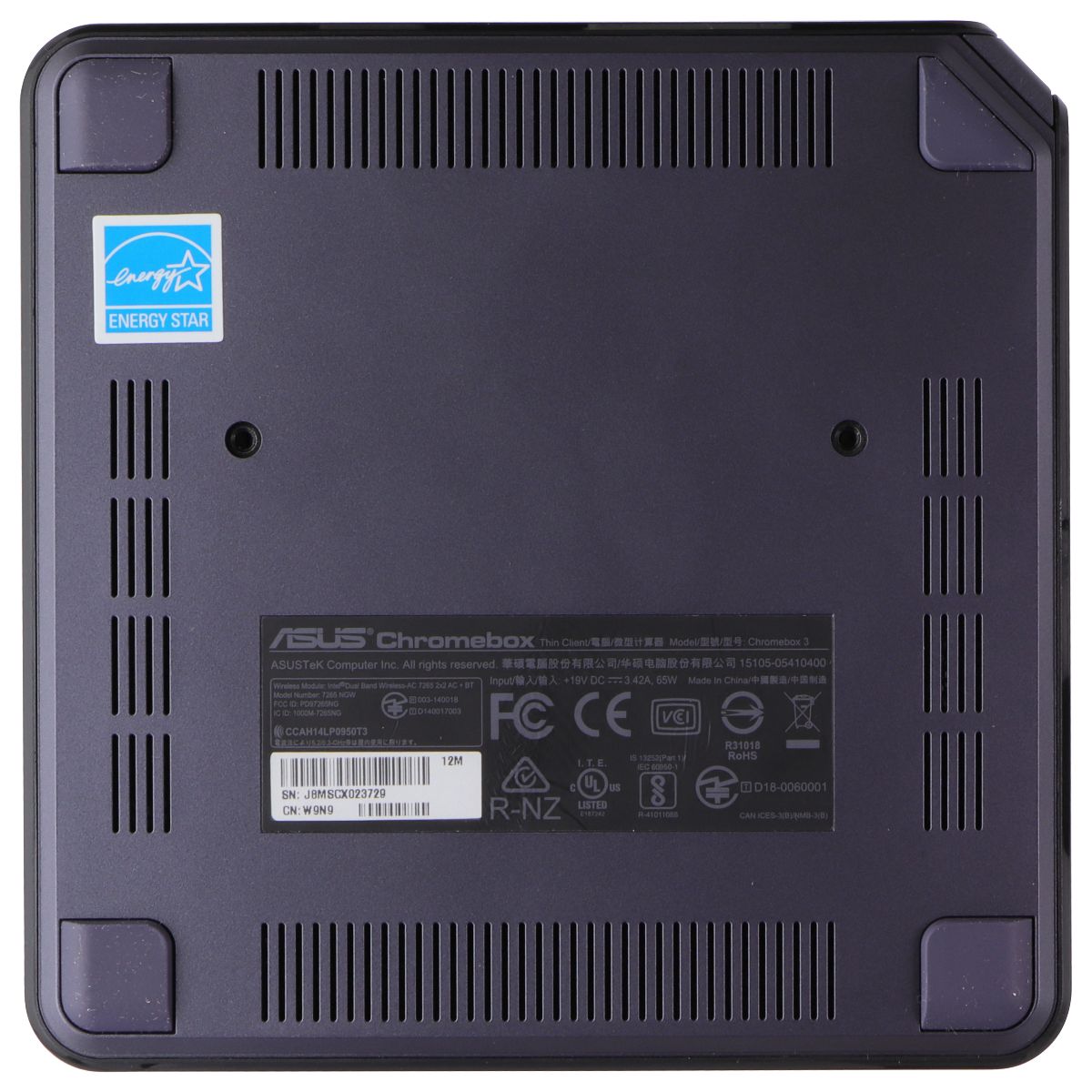 ASUS Chromebox 3 Mini Desktop PC - Intel Celeron 3865U/32GB/4GB/Chrome OS PC Desktops & All-In-Ones ASUS - Simple Cell Bulk Wholesale Pricing - USA Seller