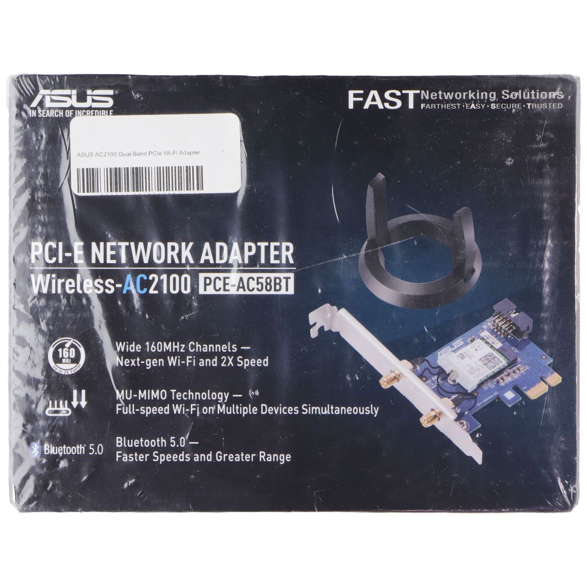 ASUS PCI-E Wireless-AC2100 Network Adapter (PCE-AC58BT) Computer Parts - Internal Network Cards ASUS - Simple Cell Bulk Wholesale Pricing - USA Seller