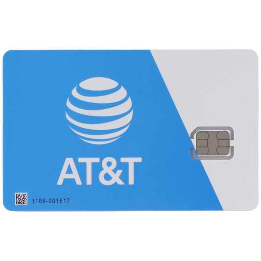 AT&T 5G Non-Activated Post & Prepaid Nano SIM Card - Blue (6531C) Phone Cards & SIM Cards AT&T - Simple Cell Bulk Wholesale Pricing - USA Seller