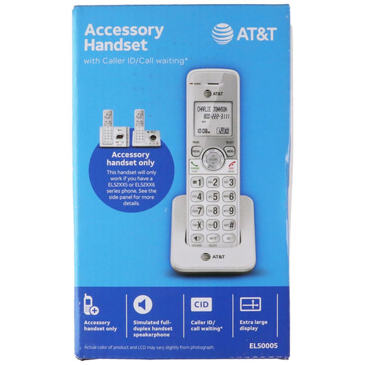 AT&T EL50005 Accessory Handset Cordless Telephone with Caller ID - Gray