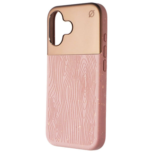 Atom Studios Split Wood Fiber Case for Apple iPhone 16 - Taupe Cell Phone - Cases, Covers & Skins Atom Studios - Simple Cell Bulk Wholesale Pricing - USA Seller