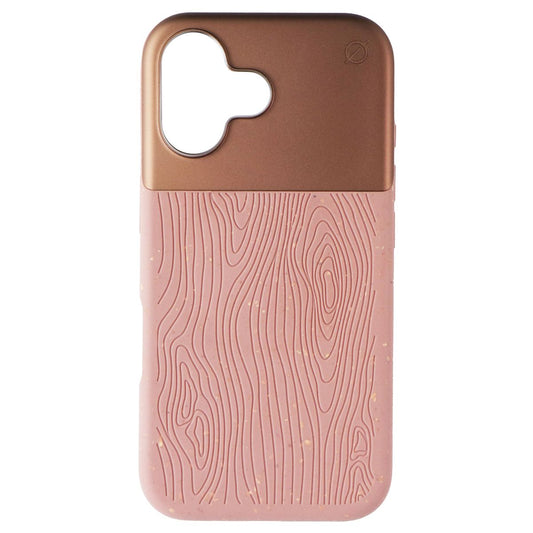 Atom Studios Split Wood Fiber Case for Apple iPhone 16 - Taupe Cell Phone - Cases, Covers & Skins Atom Studios - Simple Cell Bulk Wholesale Pricing - USA Seller
