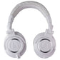 Audio-Technica ATH-M50X Over-Ear Headphones - White Portable Audio - Headphones Audio-Technica - Simple Cell Bulk Wholesale Pricing - USA Seller