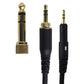 Audio Technica 2.5mm to 3.5mm Coiled Audio Cable with 1/4-inch Adapter - 14 Foot Computer/Network - Audio Cables & Adapters Audio Technica - Simple Cell Bulk Wholesale Pricing - USA Seller