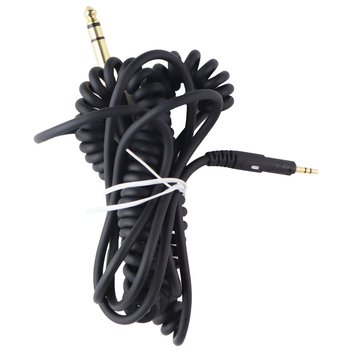 Audio Technica 2.5mm to 3.5mm Coiled Audio Cable with 1/4-inch Adapter - 14 Foot Computer/Network - Audio Cables & Adapters Audio Technica - Simple Cell Bulk Wholesale Pricing - USA Seller