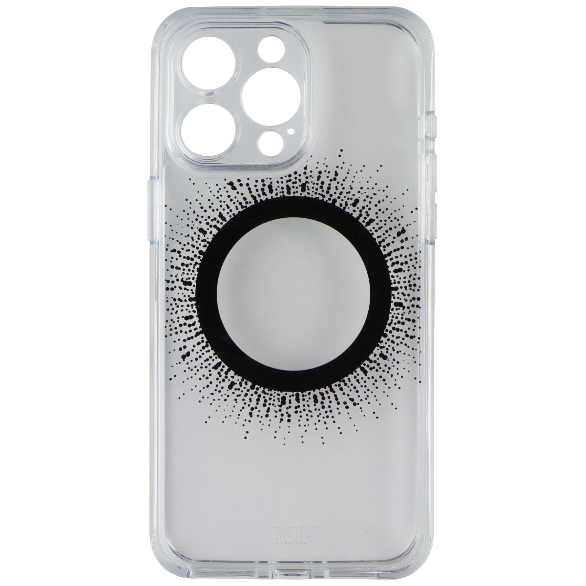 Avana Aura Black Case for MagSafe for Apple iPhone 15 Pro Max - Clear/Black Cell Phone - Cases, Covers & Skins Avana - Simple Cell Bulk Wholesale Pricing - USA Seller