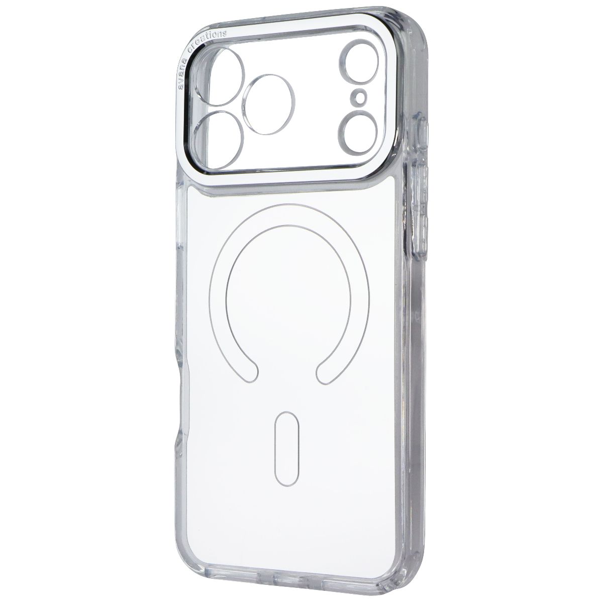 Avana Glim Ice Series Case for MagSafe for iPhone 17 Pro Max - Clear/Mirror