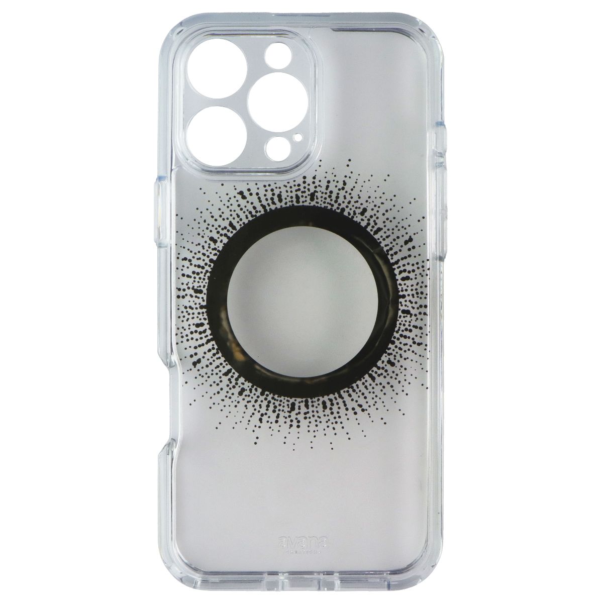 Avana Aura Series Case for MagSafe for iPhone 16 Pro Max - Clear/Gold Cell Phone - Cases, Covers & Skins Avana - Simple Cell Bulk Wholesale Pricing - USA Seller