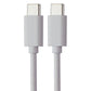 Awanta (3-Foot) USB-C to USB-C 60W Charge Cable - White (AWA-4503WH) Cell Phone - Cables & Adapters Awanta - Simple Cell Bulk Wholesale Pricing - USA Seller