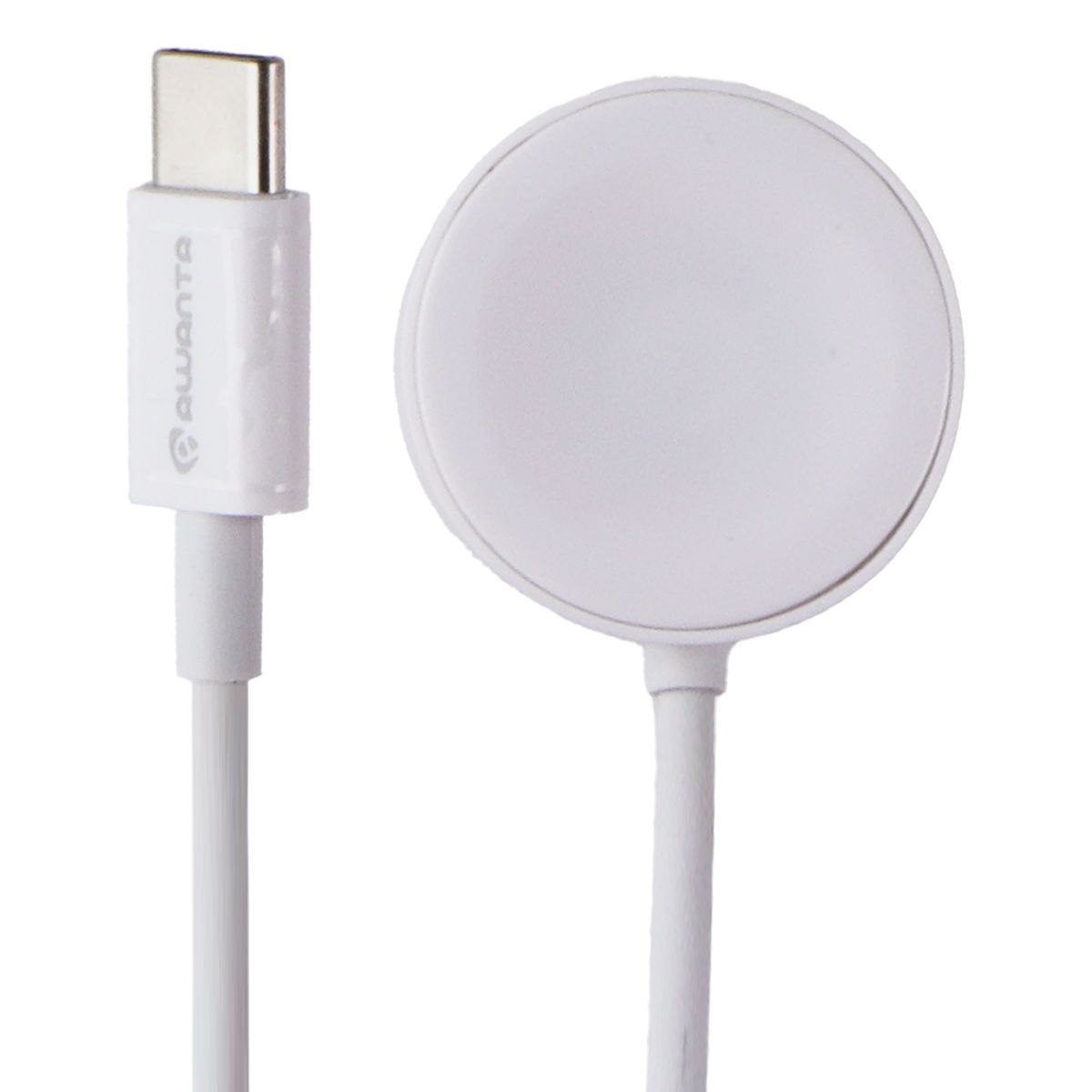 Awanta (3.3-Ft) Magnetic USB-C Smart Watch Charging Cable - White (AWA-4507WH) Smart Watch Accessories - Chargers & Docking Stations Awanta    - Simple Cell Bulk Wholesale Pricing - USA Seller