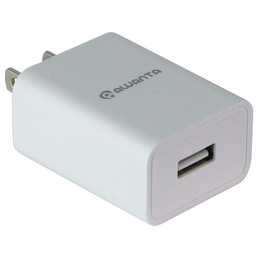 Awanta Single Port (5V/2.4A) USB-A Wall Charger (AWA-3519WH) - White Cell Phone - Chargers & Cradles Awanta - Simple Cell Bulk Wholesale Pricing - USA Seller