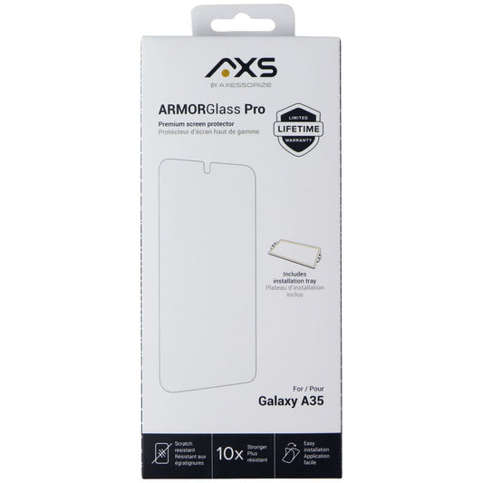 Axessorize ArmorGlass Pro Screen Protector for Samsung Galaxy A35 Cell Phone - Screen Protectors Axessorize - Simple Cell Bulk Wholesale Pricing - USA Seller