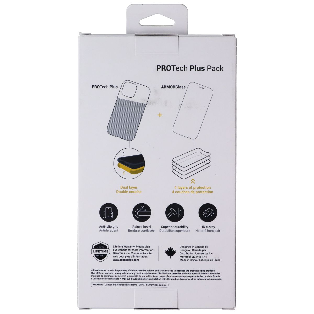 Axessorize AXS PROTech Plus Pack for Samsung Galaxy S24 Ultra - Black