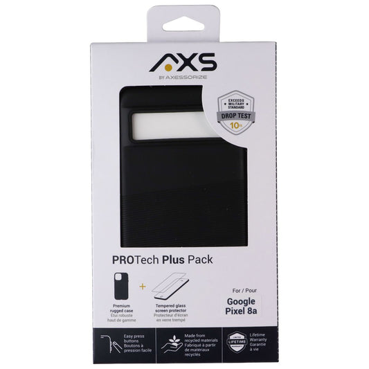 Axessorize AXS ProTech Plus Pack Case/Screen for Google Pixel 8a - Black