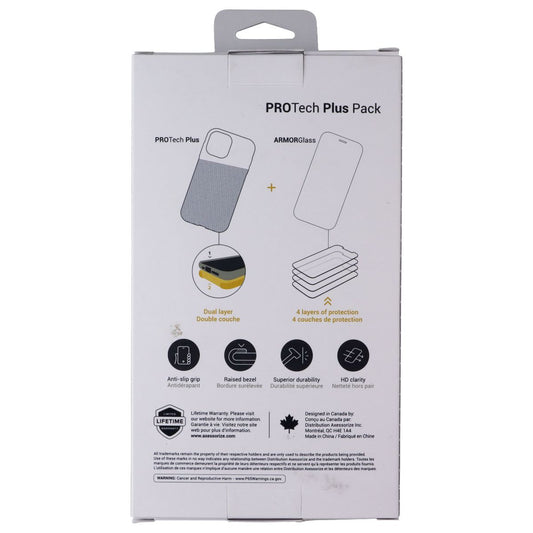 Axessorize AXS ProTech Plus Pack Case/Screen for Google Pixel 8a - Black