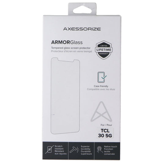 Axessorize ArmorGlass Tempered Glass for TCL 30 5G Cell Phone - Screen Protectors Axessorize    - Simple Cell Bulk Wholesale Pricing - USA Seller