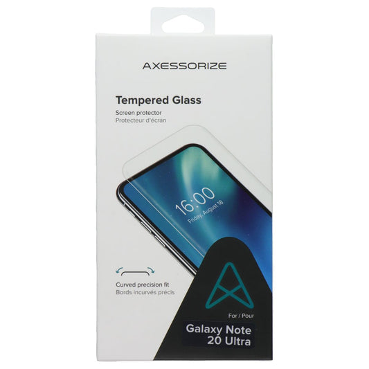 Axessorize Tempered Glass Screen Protector for Samsung Galaxy Note 20 Ultra Cell Phone - Screen Protectors Axessorize    - Simple Cell Bulk Wholesale Pricing - USA Seller