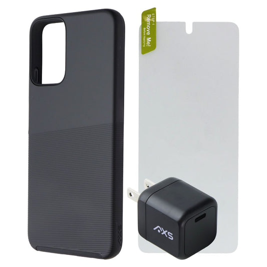 Axessorize AXS Essential Bundle for Motorola Moto G Power 5G (2024) - Black Cell Phone - Accessory Bundles Axessorize - Simple Cell Bulk Wholesale Pricing - USA Seller