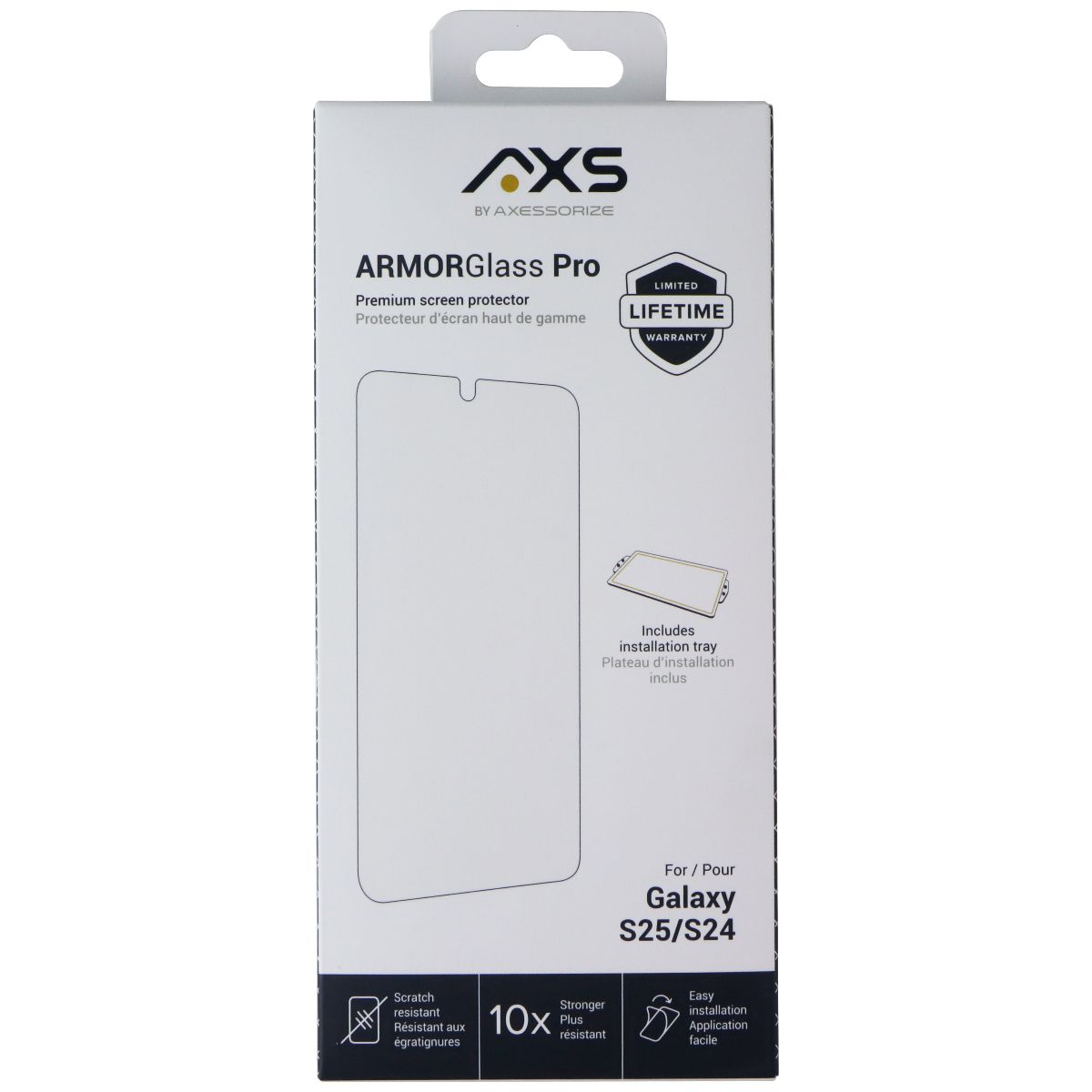 Axessorize ArmorGlass Pro Premium Screen Protector for Samsung Galaxy S25/S24