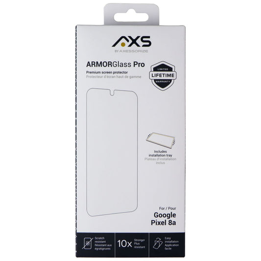 Axessorize ArmorGlass Screen Protector for Google Pixel 8a Cell Phone - Screen Protectors Axessorize - Simple Cell Bulk Wholesale Pricing - USA Seller