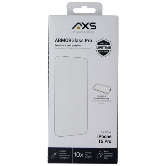 Axessorize ArmorGlass Pro Screen Protector for Apple iPhone 15 Pro