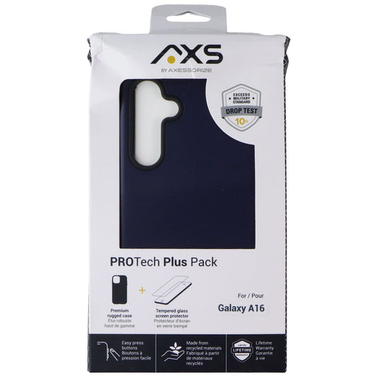 Axessorize PROTech Plus Pack Case & Screen for Samsung Galaxy A16 - Blue Cell Phone - Cases, Covers & Skins Axessorize - Simple Cell Bulk Wholesale Pricing - USA Seller