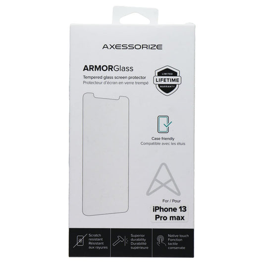 Axessorize Armorglass Tempered Screen Protector for iPhone 13 Pro Max Cell Phone - Screen Protectors Axessorize    - Simple Cell Bulk Wholesale Pricing - USA Seller