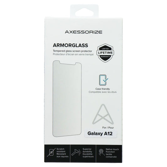 Axessorize ArmorGlass Screen Protector for Samsung Galaxy A12 Cell Phone - Screen Protectors Axessorize - Simple Cell Bulk Wholesale Pricing - USA Seller